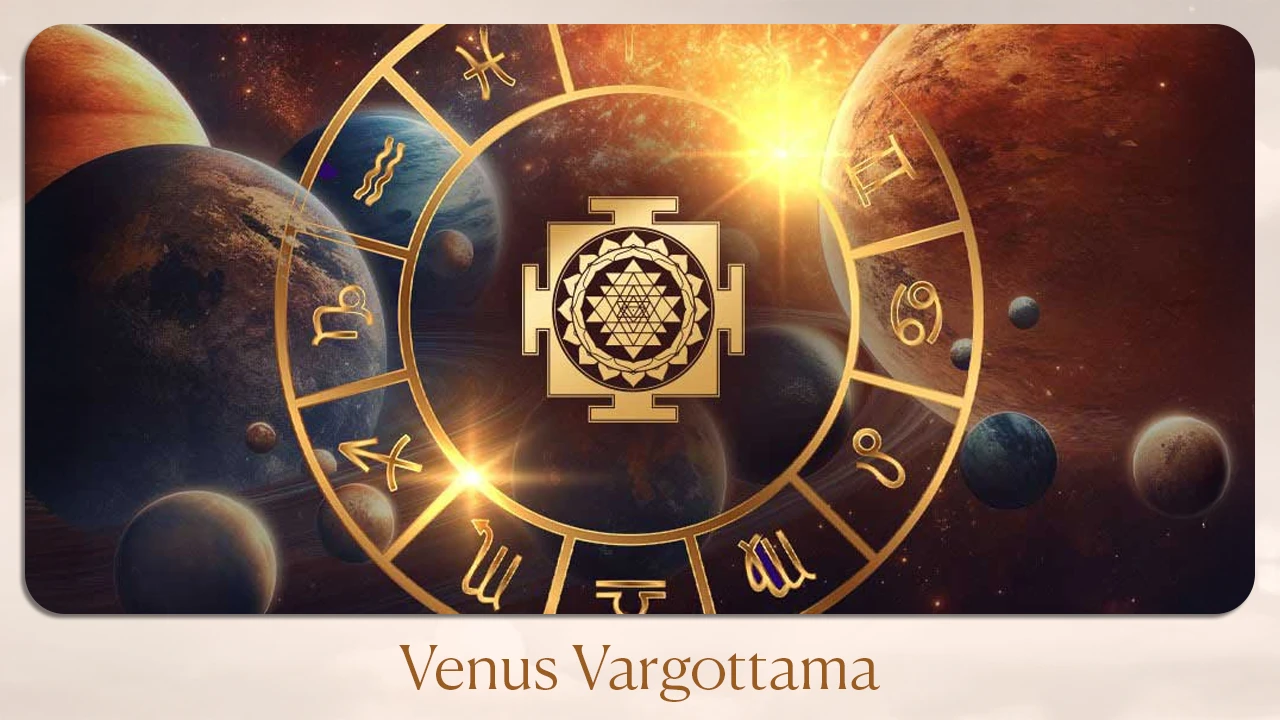 Venus Vargottama in Vedic astrology